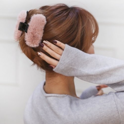 하프클럽 - 대한민국 메가쇼핑 [아르뉴] 파스텔 밍크 집게핀 헤어핀
