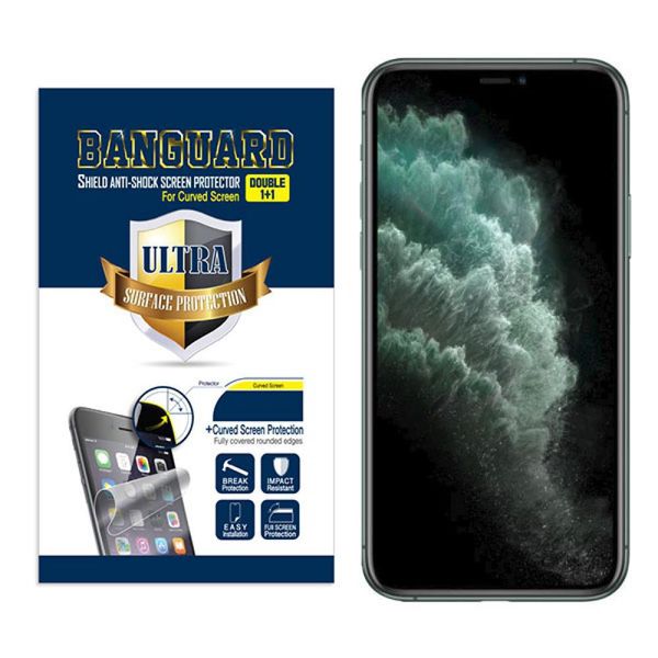 [하프클럽][바보사랑] 닥터가드 뱅가드 아이폰11 프로 Pro 풀커버 방탄필름 2매