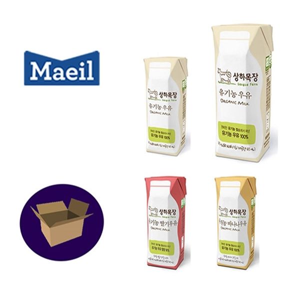 [하프클럽][매일유업] 건강한 상하목장 유기농 우유 200ml x 24팩