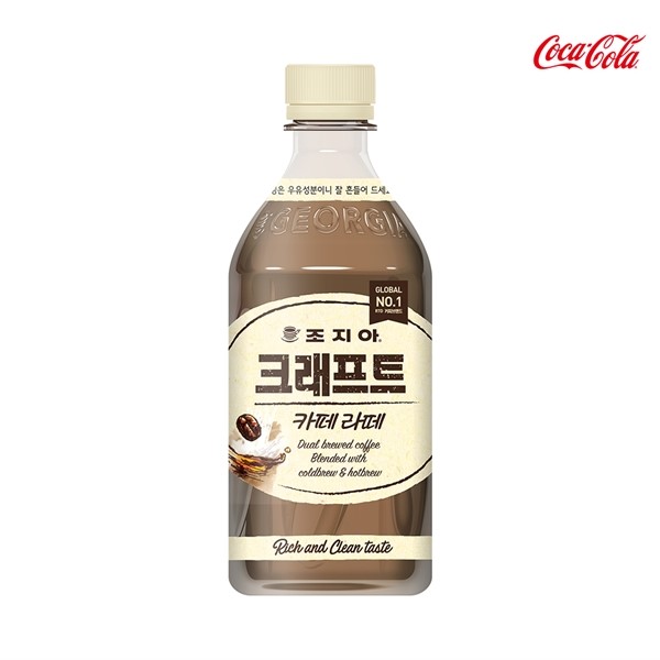 [하프클럽][코카콜라] 조지아 크래프트 카페라떼 470ml 24펫