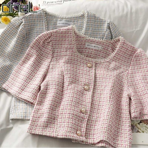 [하프클럽][드넬] [드넬]넥클트위드자켓DWJ31223A