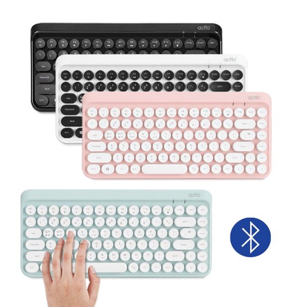 [하프클럽][오너클랜] 엑토 레트로 미니 블루투스 키보드 BTK-01