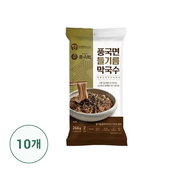 [하프클럽][CJ제일제당] [CJ제일제당] 즐거운동행 풍국면 들기름막국수 266g x 10개