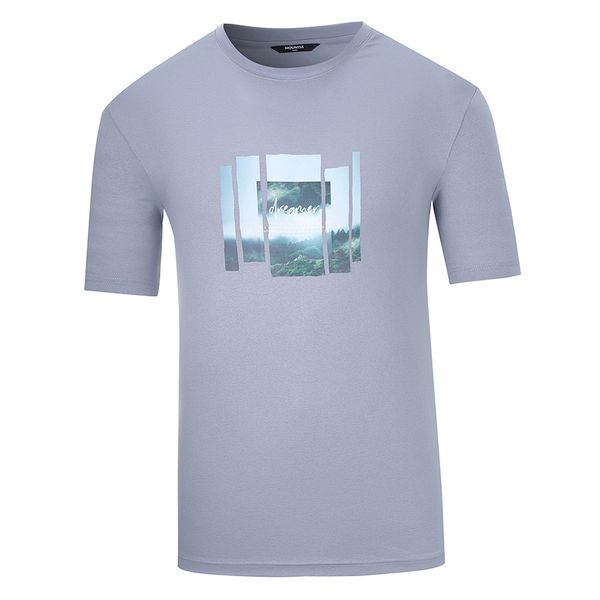 [하프클럽][마운티아] 5층 마운티아 여름 남성 까슬한 느낌 반팔 라운드 코지D티셔츠3 1MQTSM101555