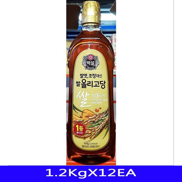 [하프클럽][보드미] 올리고당 쌀올리고당 업소용 식재료 당류가공품 백설 1.2KgX12