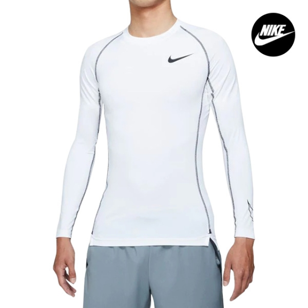 [하프클럽][나이키] 나이키 프로 드라이핏 헬스 운동 남자 짐웨어 긴팔티 DD1990-100