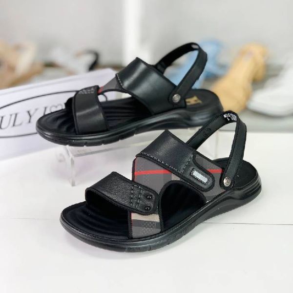 [하프클럽][헨리메인] 메카 투웨이 체크포인트 천연소가죽 샌들 2cm (66H22MOJMS201)