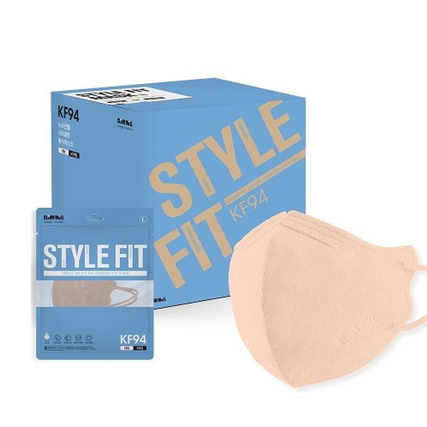 [하프클럽][기타] 뉴크린웰 새부리형KF94마스크대형 베이지 50매(5매입)