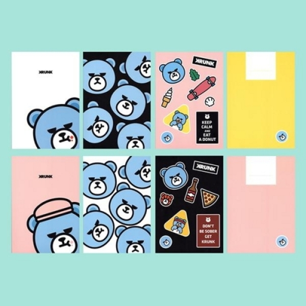 [하프클럽][기타] 바보사랑[슈퍼8비트]YG KRUNK 크렁크 A5유선 제본노트