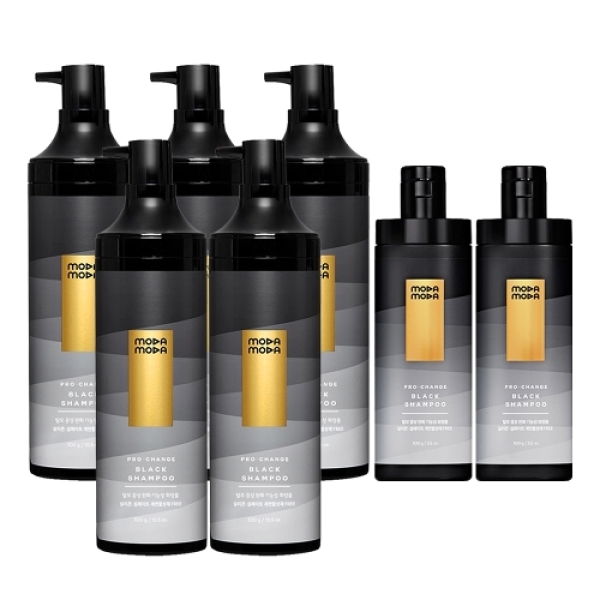 [하프클럽][모다모다] [모다모다]모다모다 프로체인지 블랙샴푸 300gX5개+100gX2개