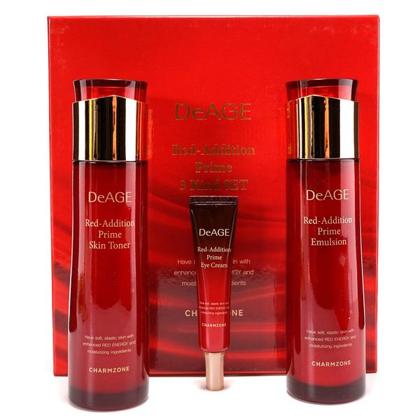 [하프클럽][JOR.CO] 참존 여자기초화장품 디에이지 레드-애디션 2종 세트