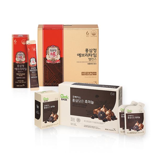 [하프클럽][정관장] [정관장] 홍삼정 에브리타임 밸런스 30포 + 홍삼담은 흑마늘 30포