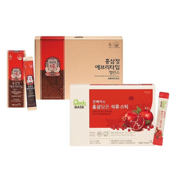 [하프클럽][정관장] [정관장] 홍삼정 에브리타임 밸런스 20포 + 홍삼담은 석류스틱 30포